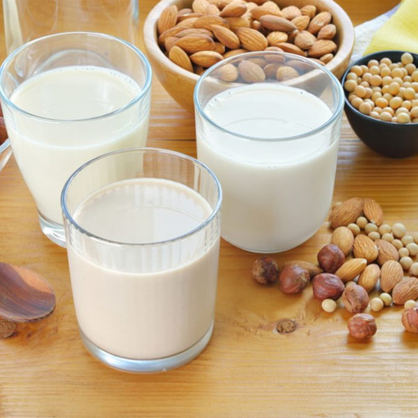 nguyên liệu làm sữa hạt hạnh nhân