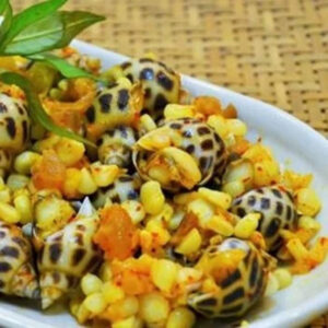 Ốc Hương xào bắp