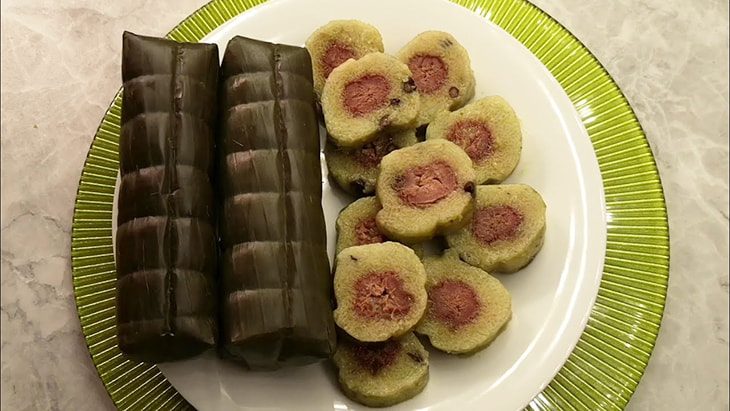 Bánh tét chiên ngày tết