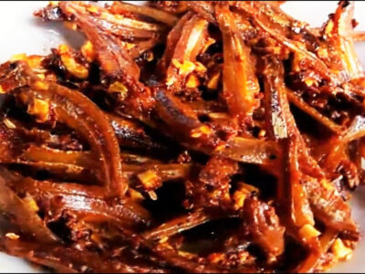 cá cơm chiên ngon như nhà hàng