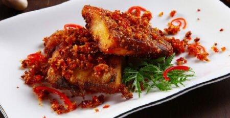 Cá lóc chiên sả ớt