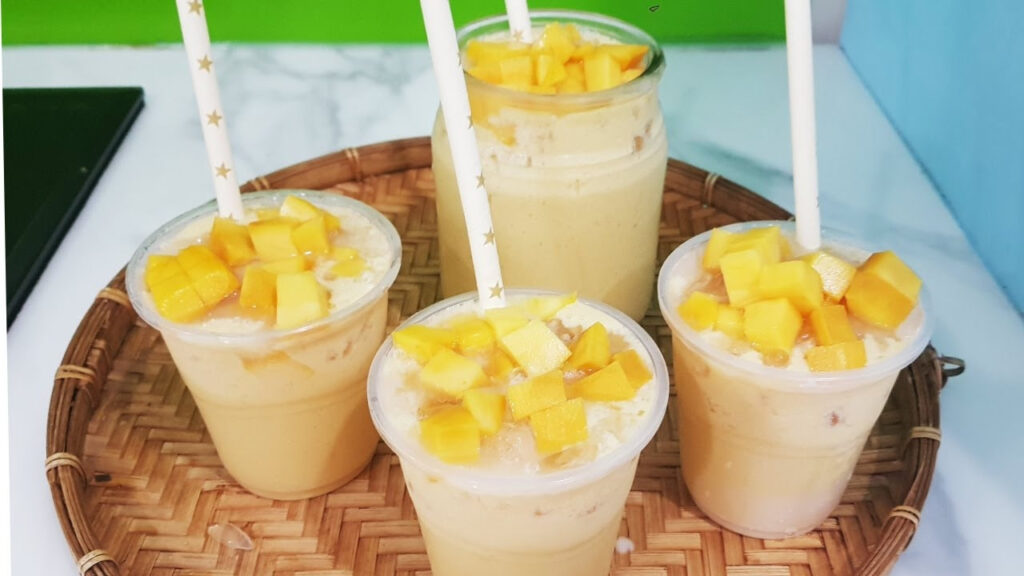 cách xay sinh tố xoài ngon