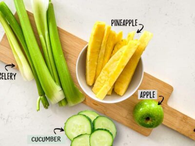 nước ép cần tây táo dứa