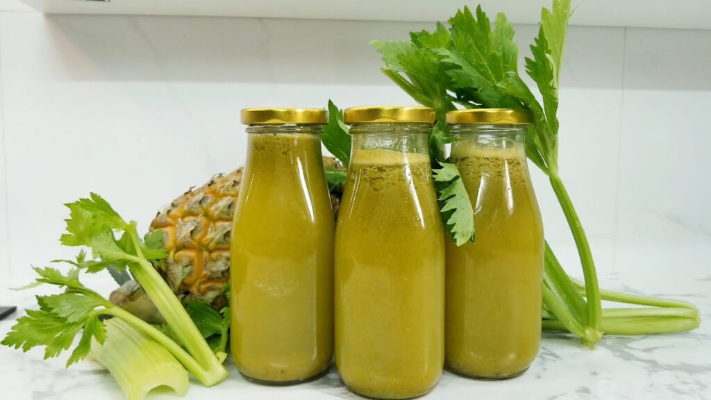nước ép dứa cần tây