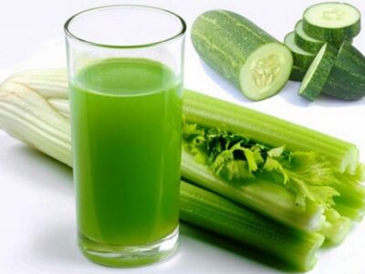 Nước ép cây cần tây dưa chuột
