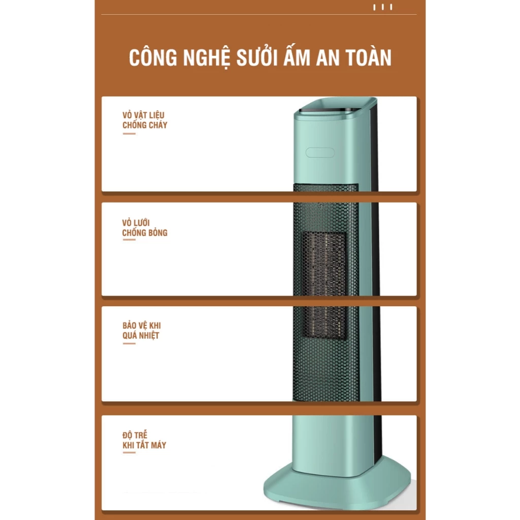 Công nghệ sưởi của máy sưởi KB-6502
