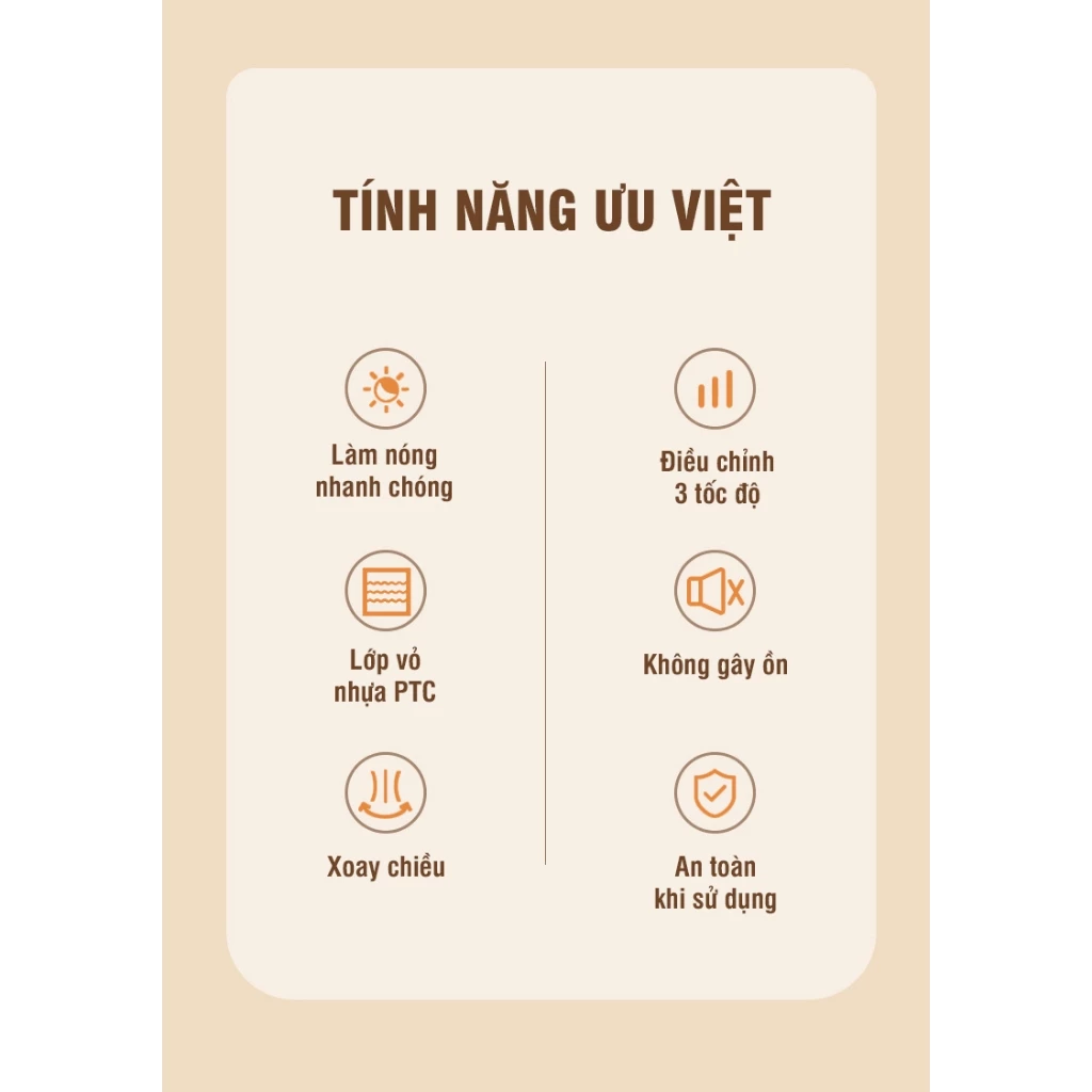 Tính Năng Máy Sưởi Nineshield KB-6503