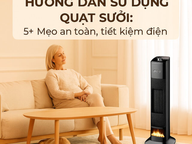 hướng dẫn sử dụng quạt sưởi
