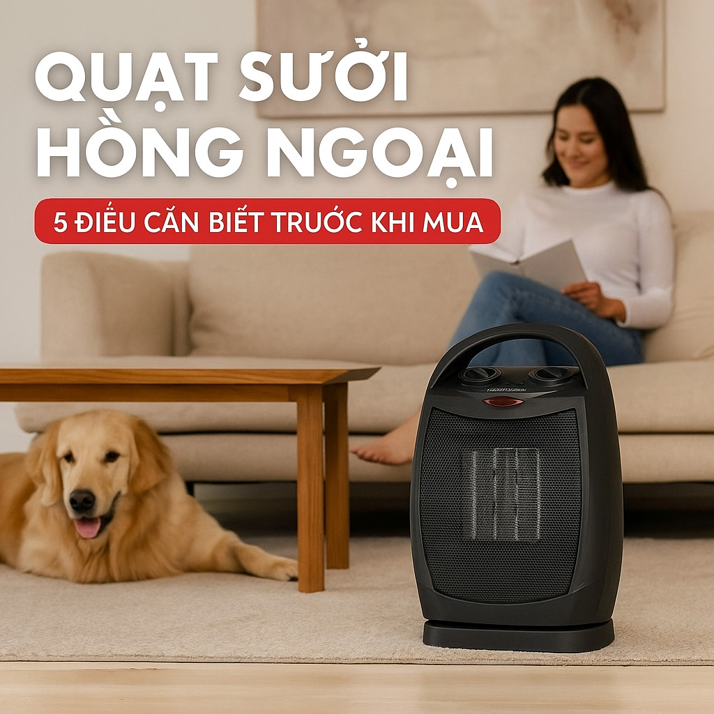 quạt sưởi hồng ngoại