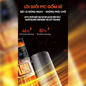 Máy sưởi Nineshield KB-6505: Giải Pháp Sưởi Ấm Cho Mùa Đông - Ảnh 9