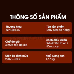 Máy sưởi Nineshield KB-6505: Giải Pháp Sưởi Ấm Cho Mùa Đông - Ảnh 12